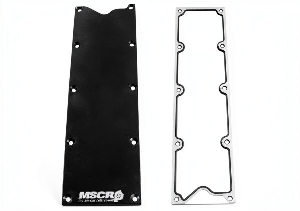 WnSEu low profile valley pan gasket cover aluminum-2