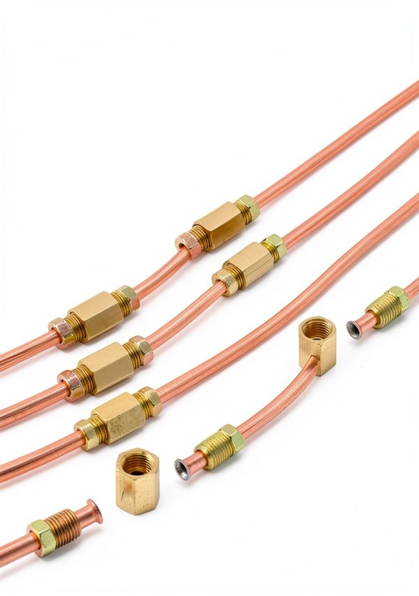 Racewill Copper Coated Steel Brake Line Kit-3