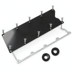 Valley Pan Gasket LLNSEAUTO Black Aluminum-0