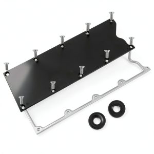 Valley Pan Gasket LLNSEAUTO Black Aluminum-0