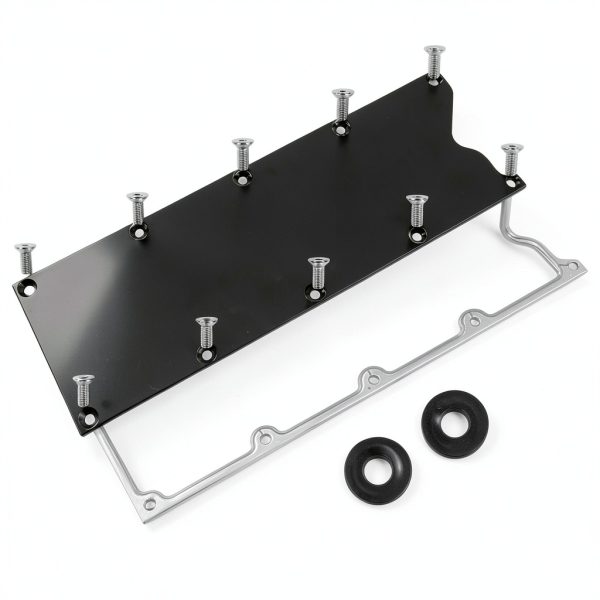Valley Pan Gasket LLNSEAUTO Black Aluminum-0