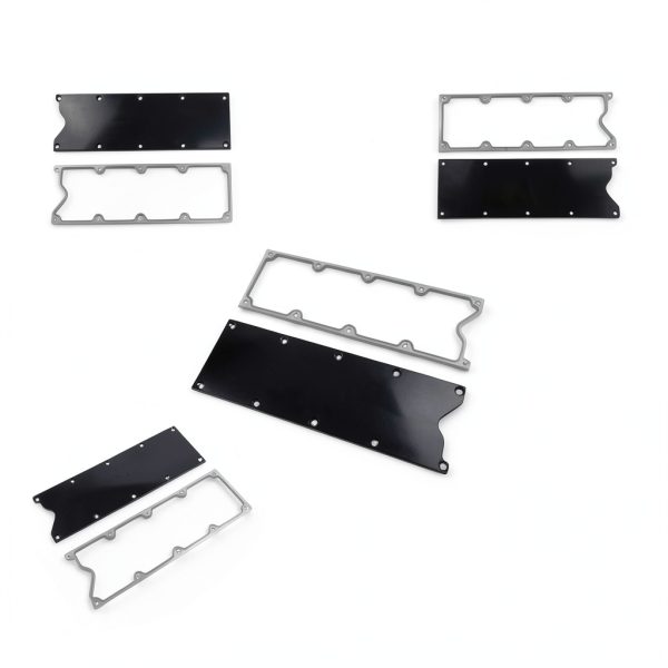 Valley Pan Gasket LLNSEAUTO Black Aluminum-1