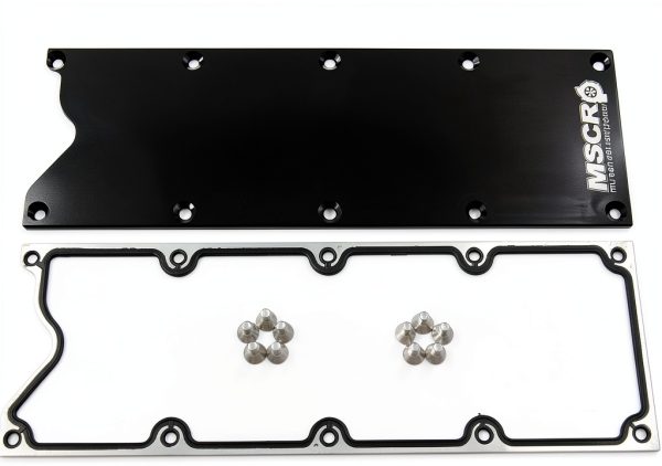 WnSEu low profile valley pan gasket cover aluminum-6