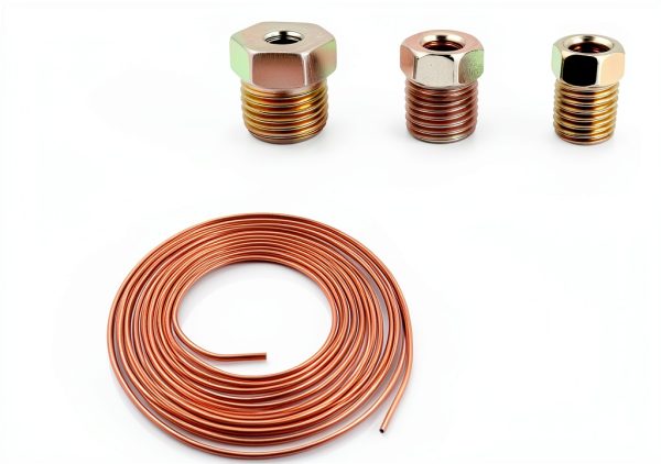 carleef Brake Line Flaring Tool Kit 3/16 Red 25Ft Copper Nickel Hose-2