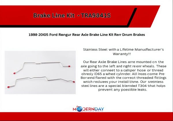 Ford Ranger Brake Line Set Modern Day Muffler-4