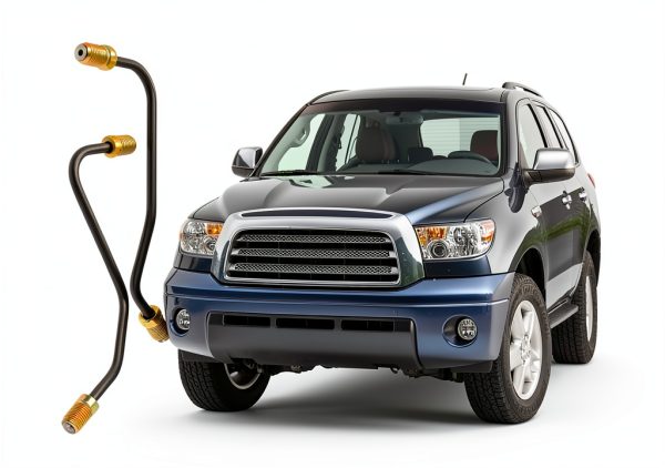 Toyota Tundra Brake Line MOTOQUEEN Steel-2