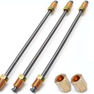 Brake Line Tubing Kit UHANBUT 3/16 Inch Iron Flexible Brake Line Set-0