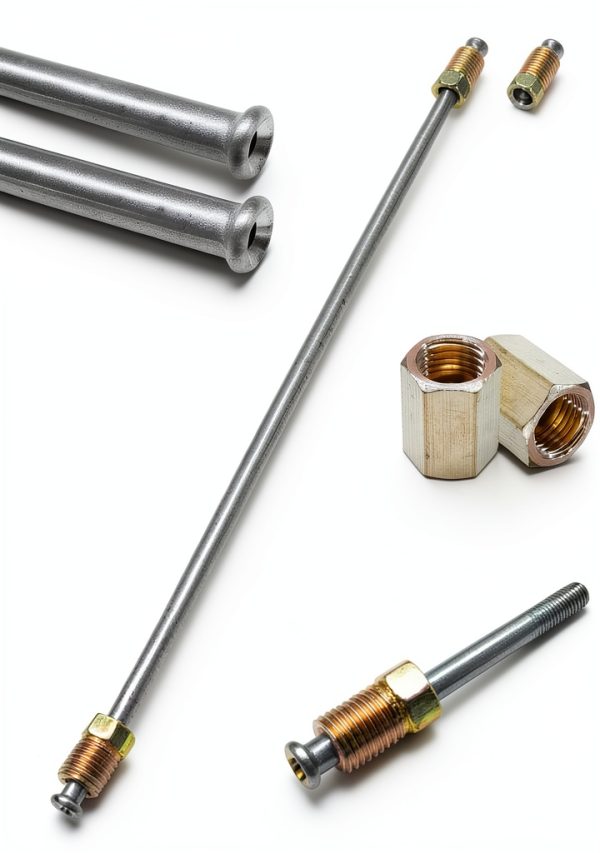 UHANBUT Brake Line Tubing Kit 3/16 Inch Iron Polished Finish-3