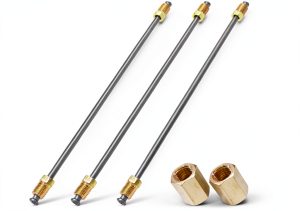 UHANBUT Brake Line Tubing Kit 3/16 Inch Iron Polished Finish-0