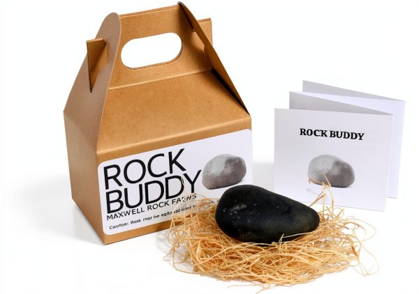 Rock Buddy Decorative Aquarium Rock by Maxwell Rock Farms 2.5x4x5.25in-0