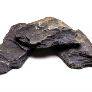 Natural Slate Stones Small World Aquascaping Rocks 8‑10in Deep Grey-0