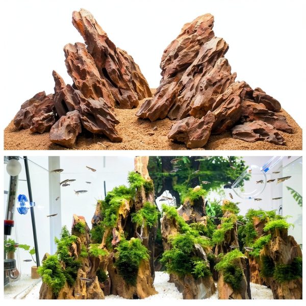 Aquarium Rocks Dragon Stone 5lb Natural Hardscape by TankMatDecor-3