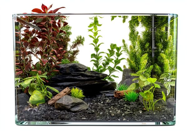 Natural Slate Stones Small World Aquascaping Rocks 8‑10in Deep Grey-2