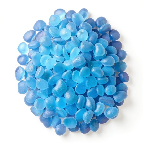 Glow in the Dark Fish Tank Rocks by Oubest - 100pcs White Pebbles-2