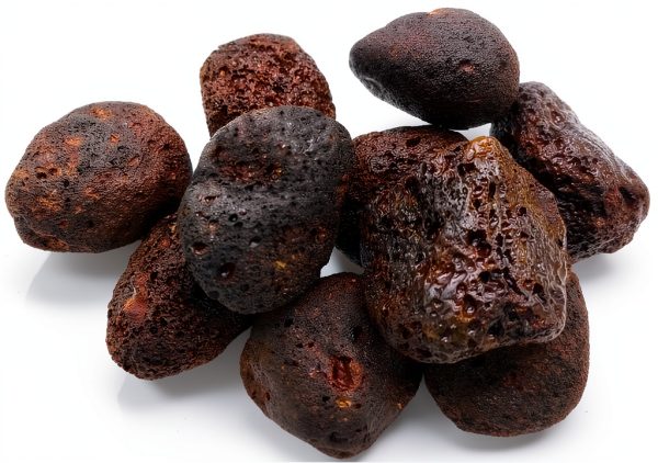 Tfwadmx 10 Pack Aquarium Black Lava Rock Fish Tank Volcanic Pumice Stones for Fish Shrimp Betta(1.18''-1.96'')-0